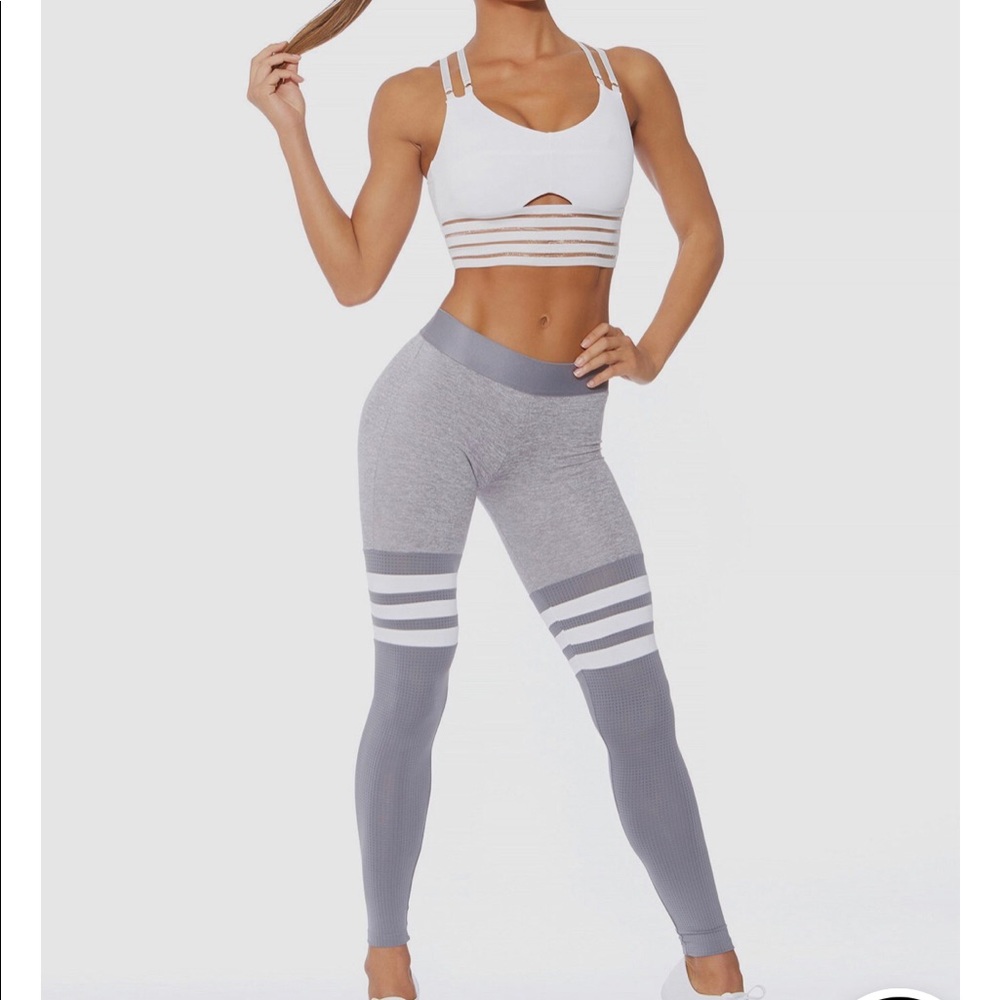 Bombshell sportswear thigh high sock leggings